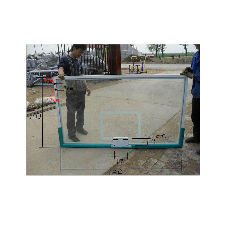 Wholesale Low MOQ Adult Sports Basketball Backboard Tempered Glass Basketball Backboard