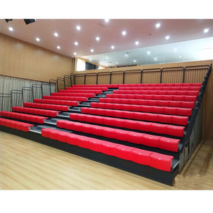 Factory new style Sport Retractable Bleachers system HDPE blow mold bench Stadium Seating Sports Stadium Bleachers