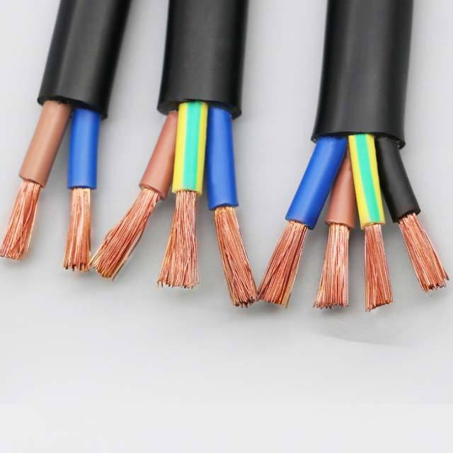 Multi Conductor Royal Cord Flexible Cable RVV 2 3 4 5 Core 0.75 1 1.5 2.5 4 6 MM Electrical Cable Wire Power Cable