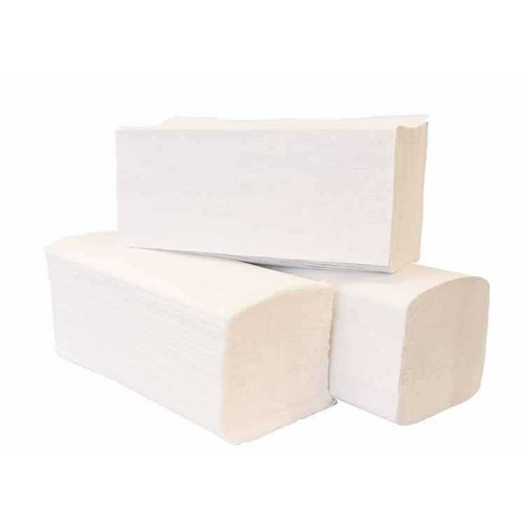 2021 Wholesale custom multifold christmas hand towels luxury hotel hand paper towels white brown paper towel