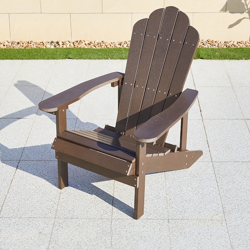 High Quality Recycled Pool Furniture Waterproof Patio Garden backyard Chair Hdpe Plastic Adirondack Chair from outdoor