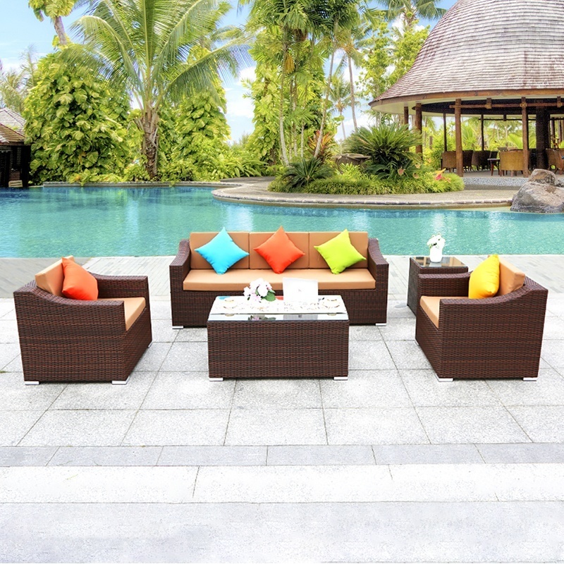 Outdoor rattan sofa free combination rattan furniture courtyard leisure rattan art outdoor garden patio furniture sofas outdoor