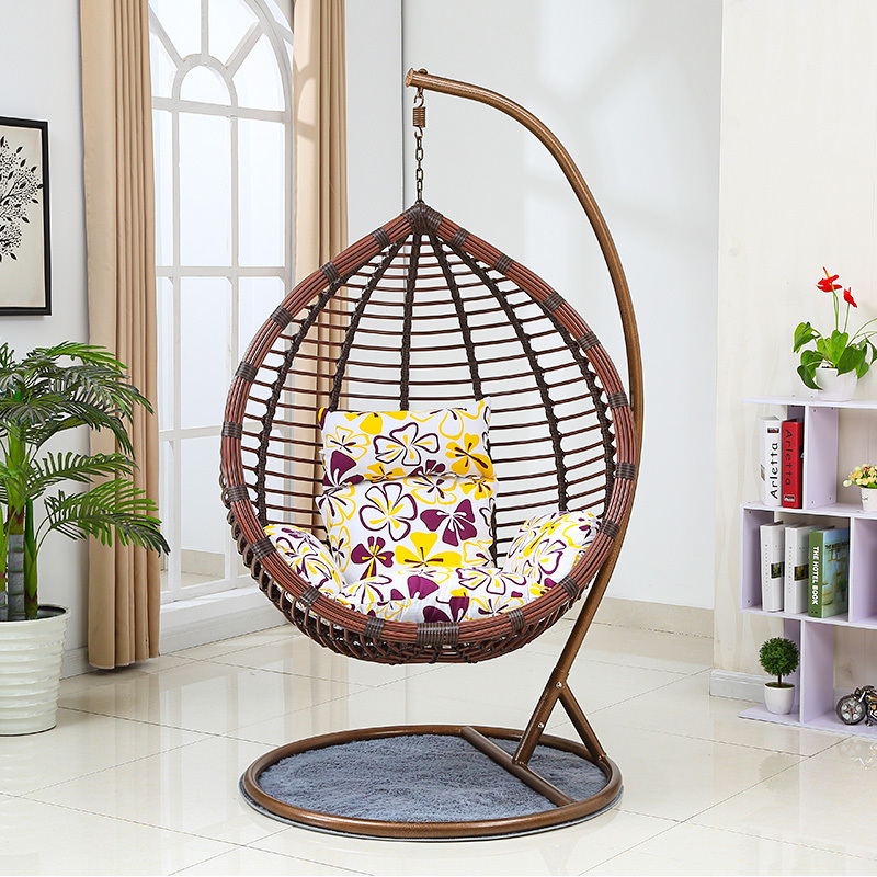 High quality rattan patio swings nest bedroom circle hanging egg swing chair for living room