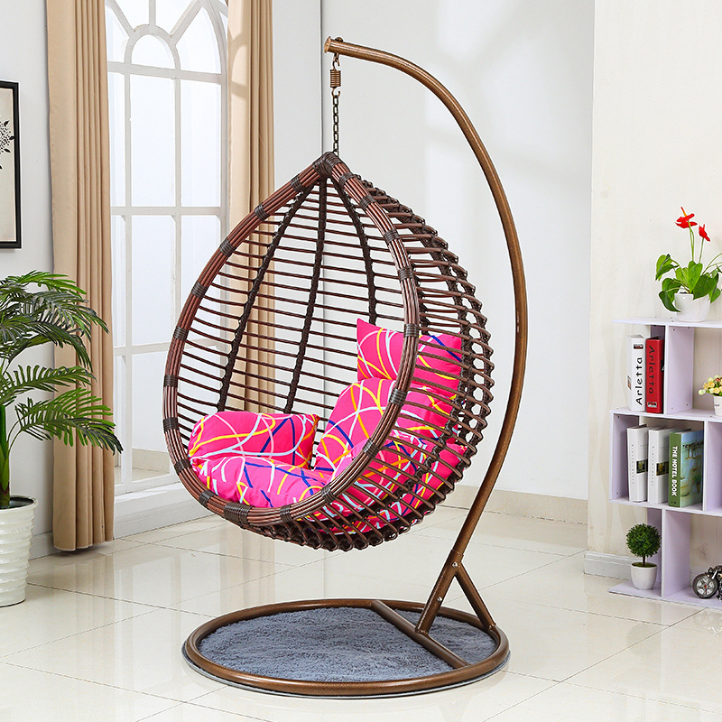 High quality rattan patio swings nest bedroom circle hanging egg swing chair for living room