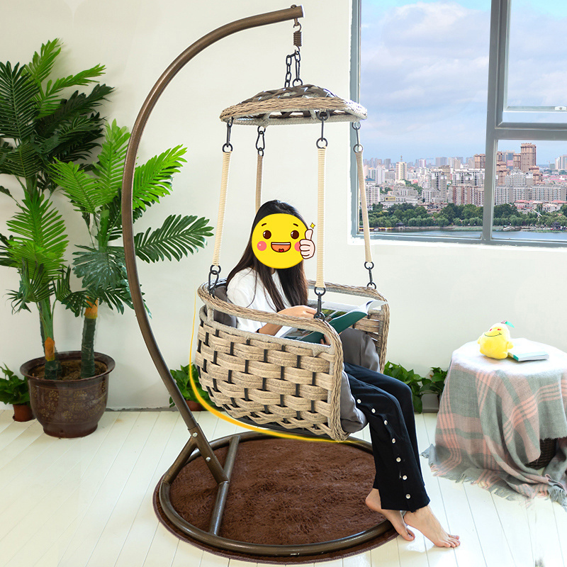 Outdoor Swing Waterproof Egg Hanging Chair Indoor Rattan Wicker Garden Patio Furniture