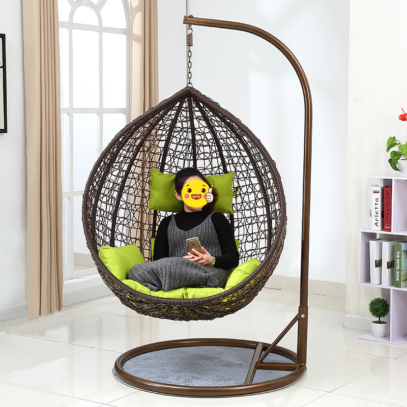 Best selling outdoor egg chair swing seat comfortable backyard leisure nest hanging chair