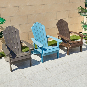 High Quality Recycled Pool Furniture Waterproof Patio Garden backyard Chair Hdpe Plastic Adirondack Chair from outdoor