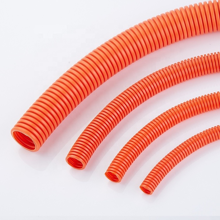 Factory Direct Shipping OEM Heat Resistant Corrugated Tube Plastic Pipe PVC Electrical Conduit Flexible Hose