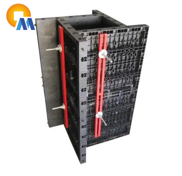 plastic-formwork-for-column-concrete permanent wall form work plastic pvc concrete formwork