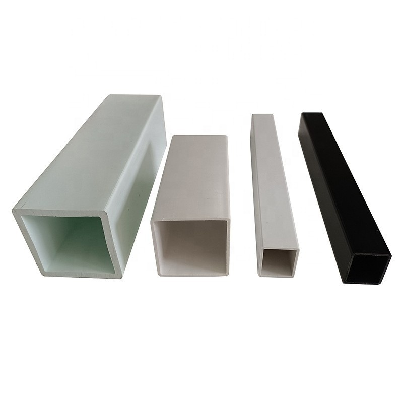 square PVC pipe Rectangular pvc tubes for storing goods PVC square pipe Square plastic tubing customize plastic box sections