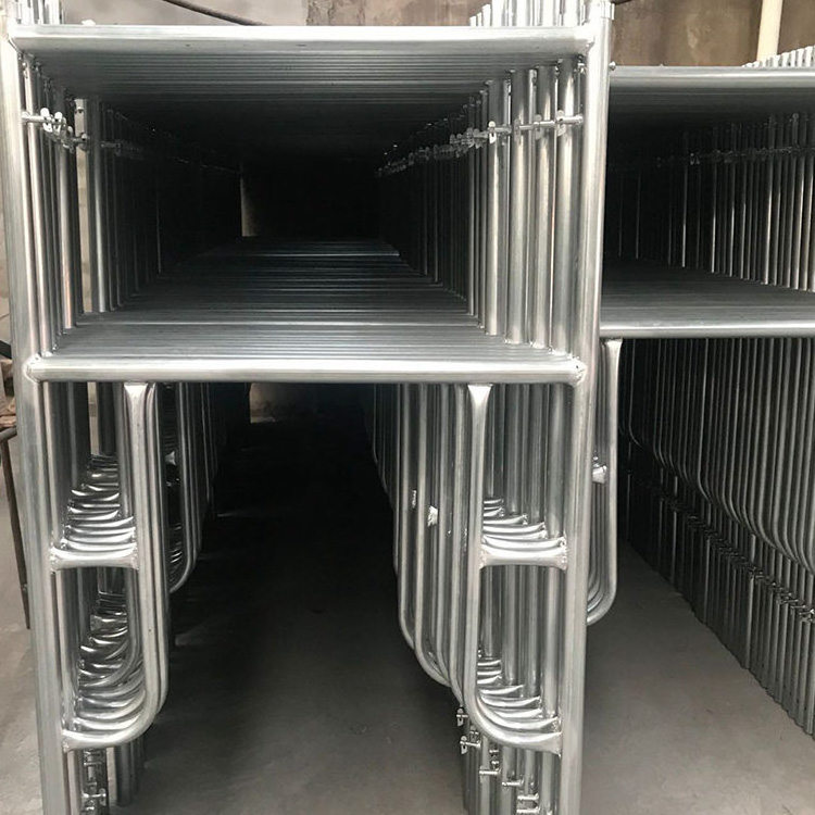 Construction Galvanized and Powder Coated Main Walk-Through frame scaffolding Walk-Thru H Door Frame