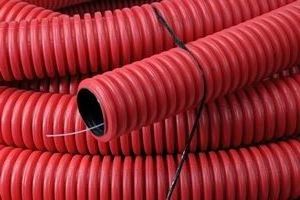 Industrial grade black hose cable tube protection PE/PP/PA corrugated pipe