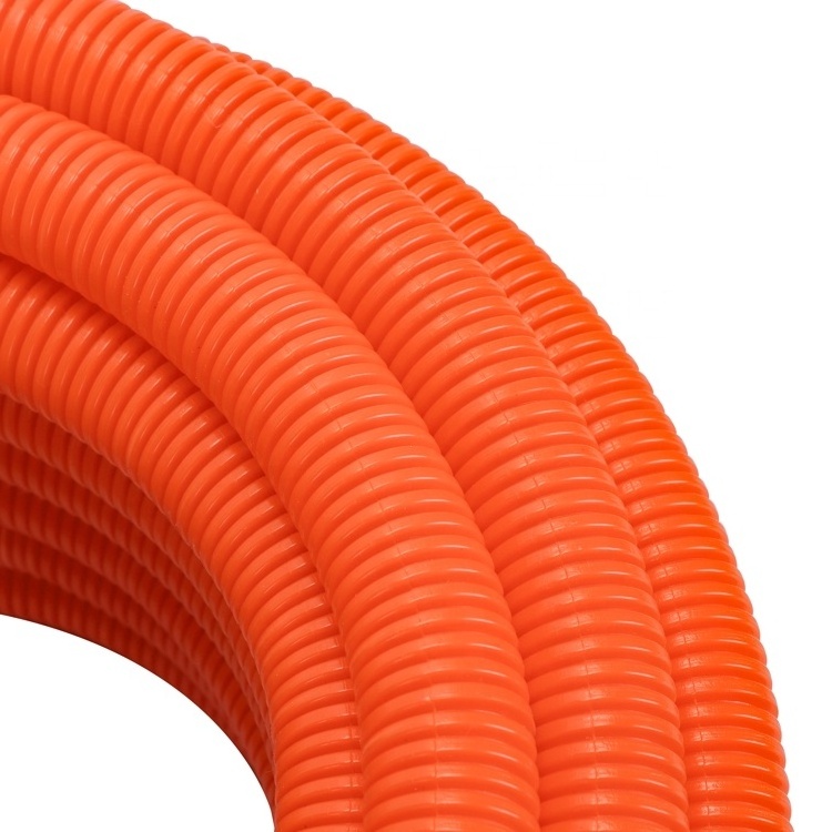 Factory Direct Shipping OEM Heat Resistant Corrugated Tube Plastic Pipe PVC Electrical Conduit Flexible Hose