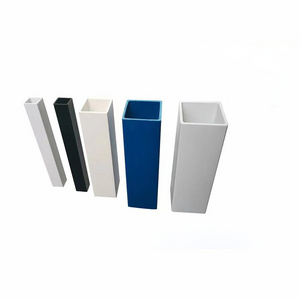 square PVC pipe Rectangular pvc tubes for storing goods PVC square pipe Square plastic tubing customize plastic box sections