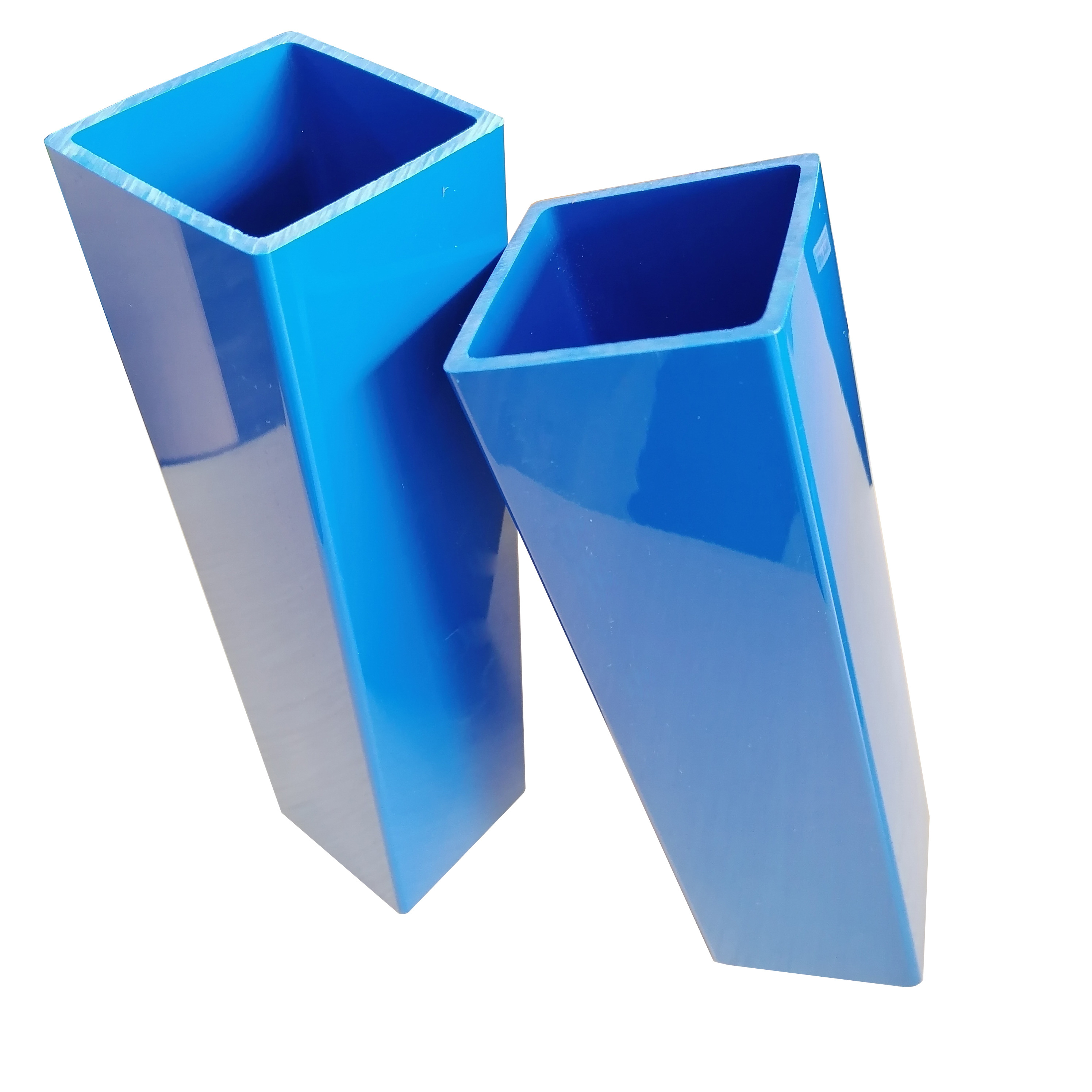 square PVC pipe Rectangular pvc tubes for storing goods PVC square pipe Square plastic tubing customize plastic box sections