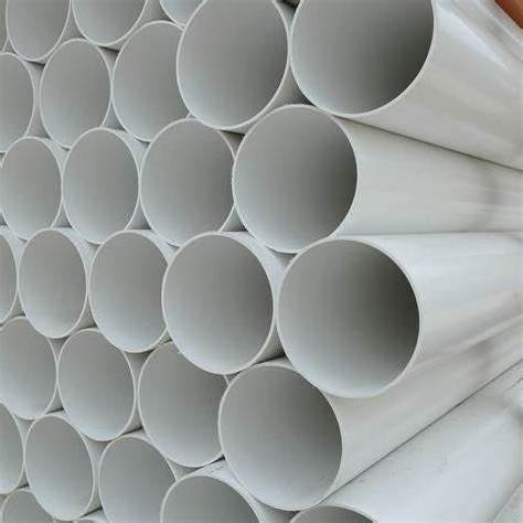 PVC drain 6 inch irrigation pipe 8/11 thick wall perforated seepage pvc pipe