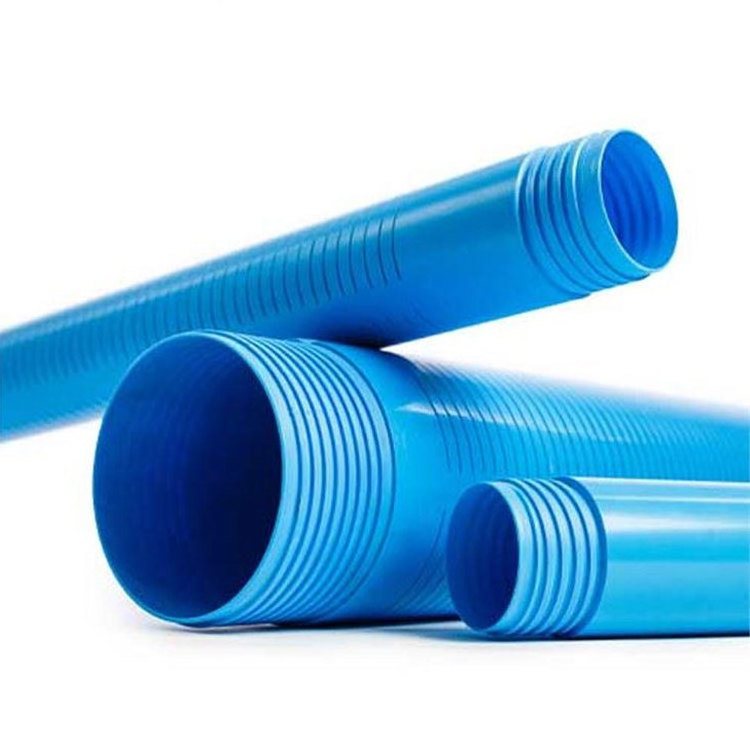 5 inch 6 inch pvc u water pipe and screen deep well pvc well casing pipe for drilling