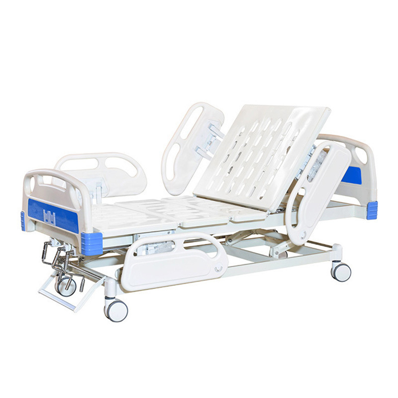 Factory Wholesale adjustable Three Function paralyzed patient elderly home care ICU three cranks Hospital Electric Medical Bed