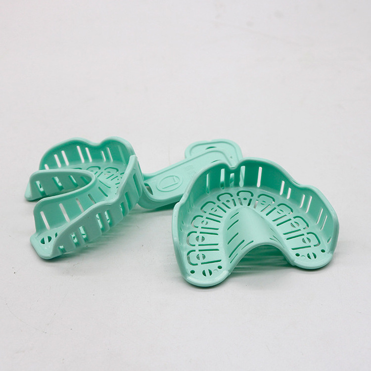 High quality Dental Impressions Orthodontic plastic disposable adjustable dental teeth impression tray