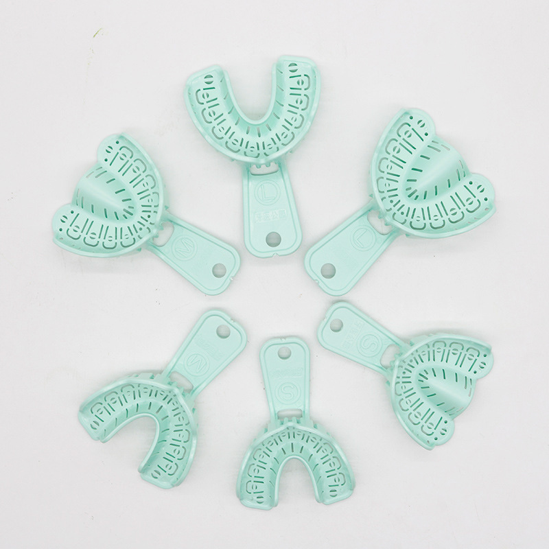 High quality Dental Impressions Orthodontic plastic disposable adjustable dental teeth impression tray