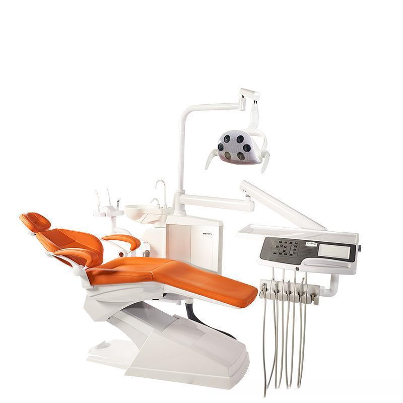 2023 New Design MD-A04 Dental Unit Portable Clinic Dental Chair with 7-Color Instrument Set Electric Power Source