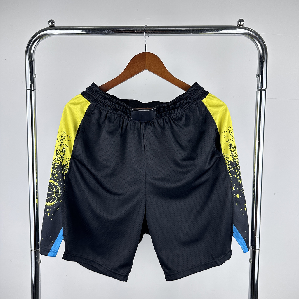 Classic Printed Blank Shiny Breathable Medium Above The Knee Customable Men's Embroidery Basketball Shorts With Pockets