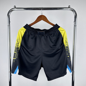 Classic Printed Blank Shiny Breathable Medium Above The Knee Customable Men's Embroidery Basketball Shorts With Pockets