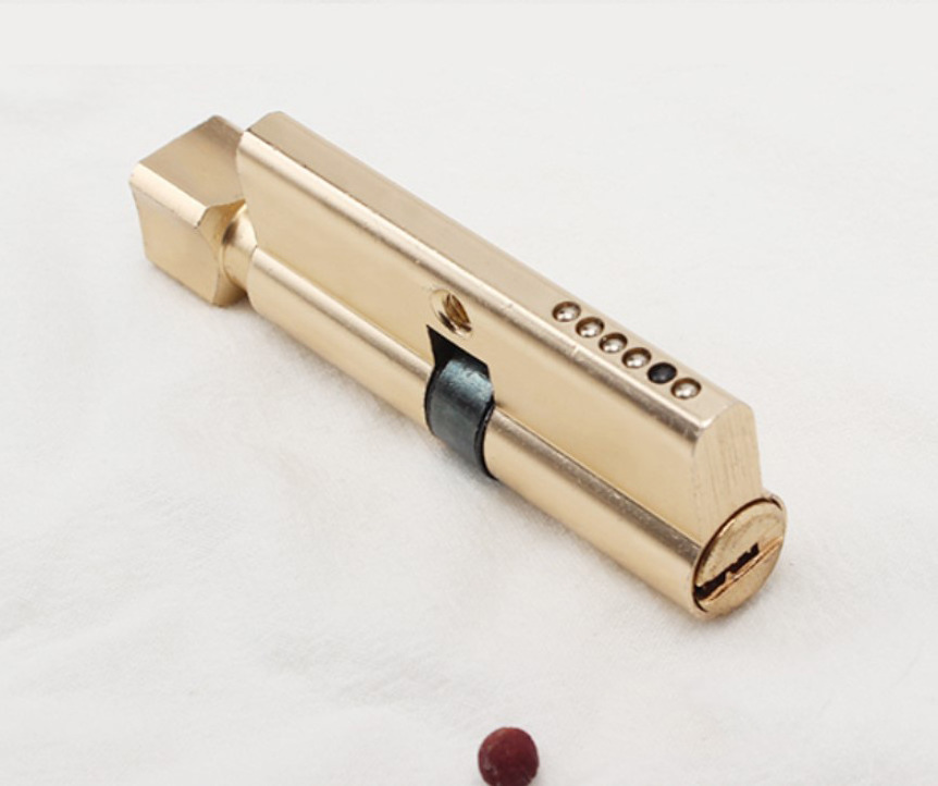 Light luxury and simple style aluminum alloy rose gold appearance indoor bedroom door silent door lock handle lock