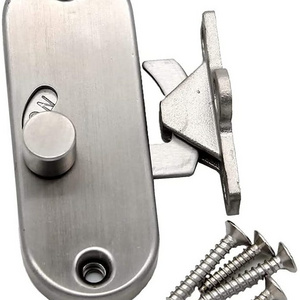 4 inches Sliding barn Door Lock Sliding Door Lock 90 Degree  Stainless Steel Latch for barn door