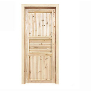 American Modern Home Design Barn Sliding Pine Wooden Swing Doors Frame Solid Wood Doors For Home Residence