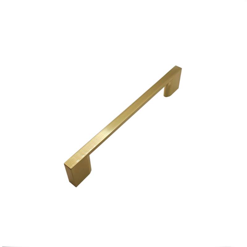 Gold Kitchen Cabinet Hardware Handles Furniture Handle Collection 128 Brushed Brass Guangzhou Modern Furniture Handle & Knob