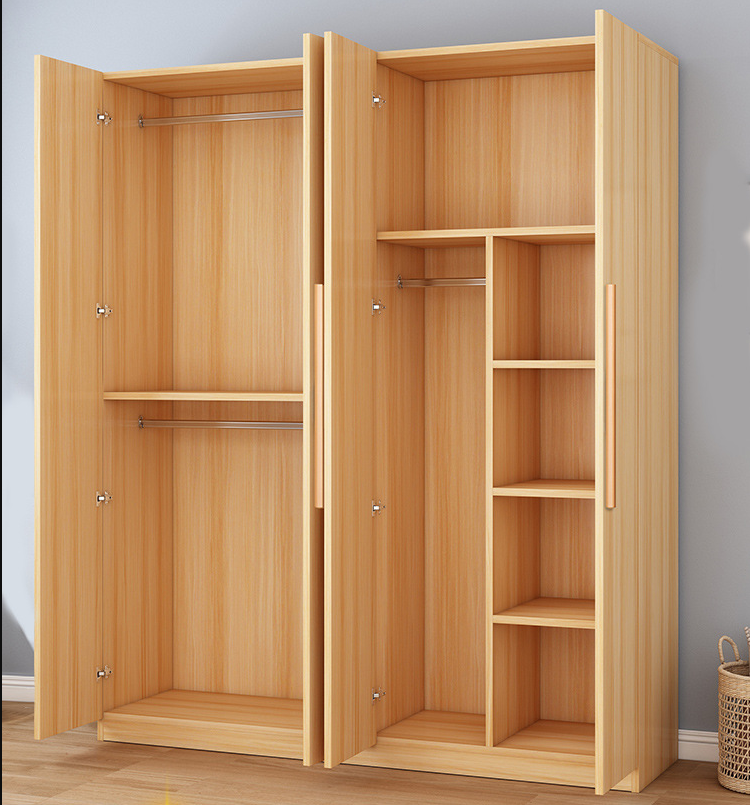 Wholesale High Quality Cheap Simple Assembly Modern Cheap Folding Detachable Almirah Cupboard Wardrobe for Bedroom