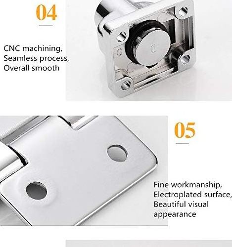 Door Keyed Locks Cabinet Locks Twist Knob Keyed Locking Hasp Zinc Alloy with Iron Chrome Plating