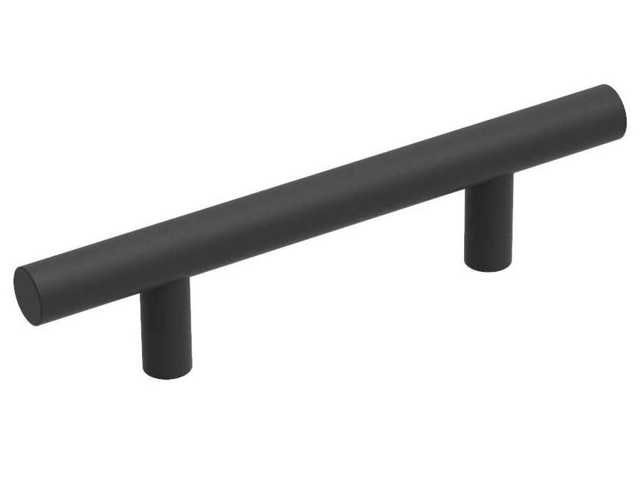 Industrial Metal Iron 6 Inch Furniture Stainless Steel Kitchen Cupboard Pull Handles Matte Black for Kitchen Cabinet