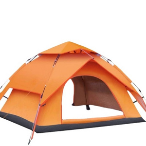 3/4 Persons Durable Outdoor Pop up Tube Tent House Waterproof for Camping Easy Setup Outdoor Furniture for Families