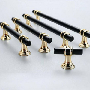 Black Cabinet Wardrobe Handle Hardware Cabinet Dresser Drawer Simple Handles Knob Wardrobe Door Handle