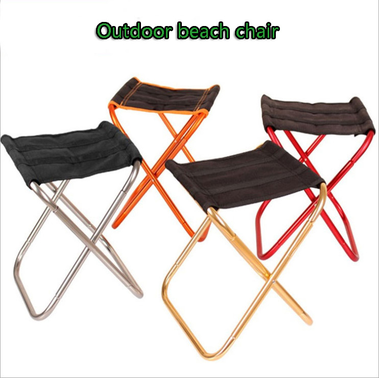 Outdoor camping  aluminum alloy ultralight finishing folding Mini Stool  Bench Fishing Chair For Outdoor Activities