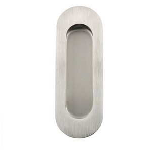 120mm Hidden Recessed Pull Handle Oval Flush Concealed Furniture Handle for Door Drawer Cabinet Sliding Door