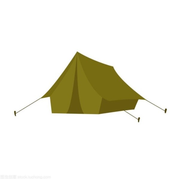 2/4/6 Person Luxury Fabric Canvas Tent Resort Camping & Backpacking Umbrella Base for Outdoor Family Camping