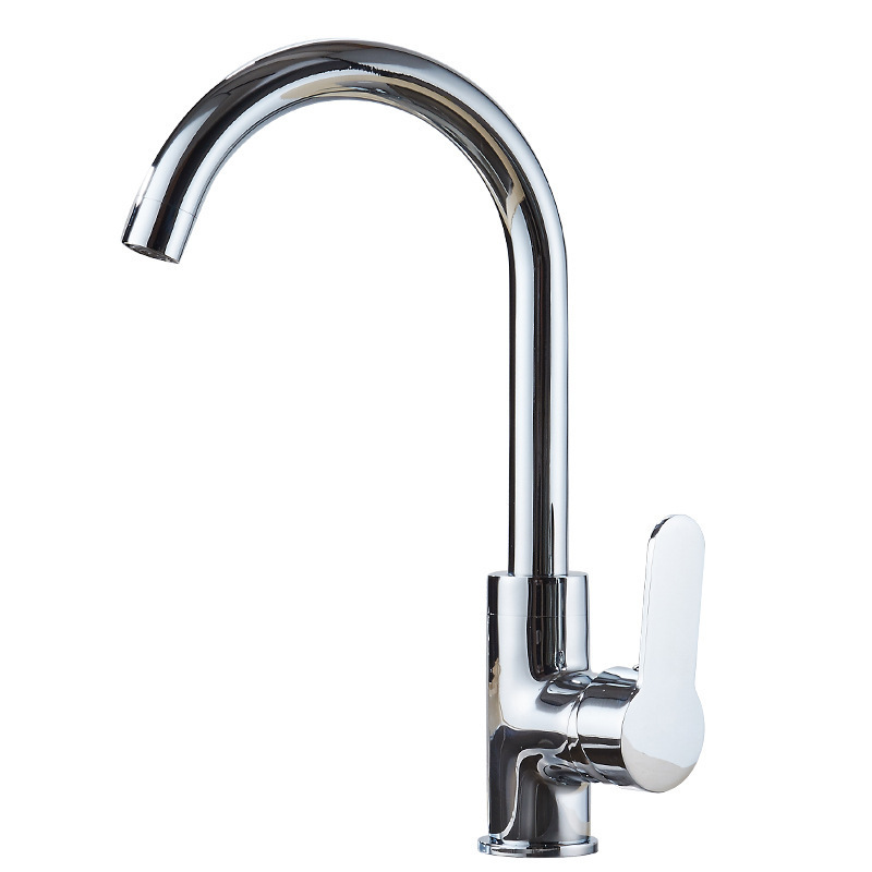 11 inch simple modern kitchen sink faucet 304 stainless steel household faucet