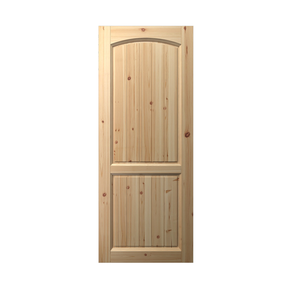 Thickened Solid Oak Doors Wooden Barn Doors Cedar Sliding Support Interior Flush Doors 42 mm