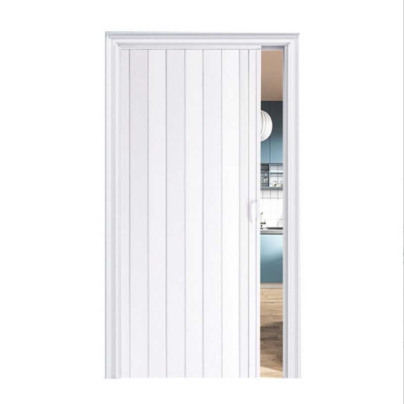 Wholesale Custom PVC Folding Rolling Gate Sliding Foldaway Doors for Home Apartment Hotel Bathroom