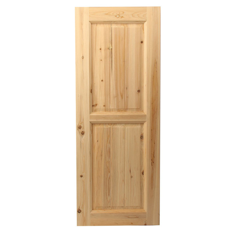 Thickened Solid Oak Doors Wooden Barn Doors Cedar Sliding Support Interior Flush Doors 42 mm