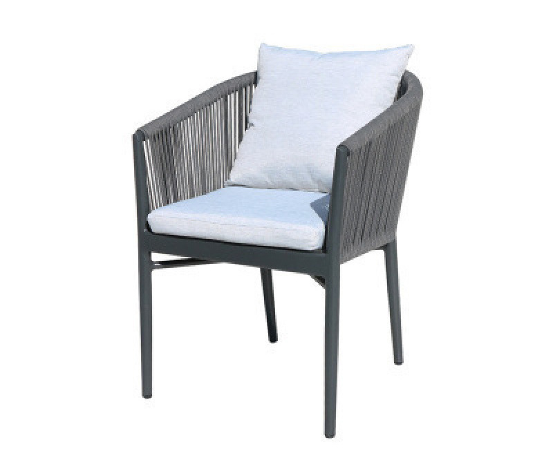 Wholesale Custom Rattan outdoor aluminum alloy frame waterproof woven chairs for Outdoor Camping