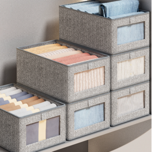 Wholesale Jeans Storage Box Wardrobe Clothing Organizer Drawer Type Non-woven Fabric Large Neatening Storage