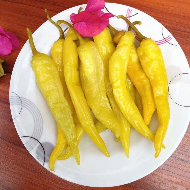 China wholesale Guangxi specialty hot and sour white pickled pepper sour pickles commercial affordable package