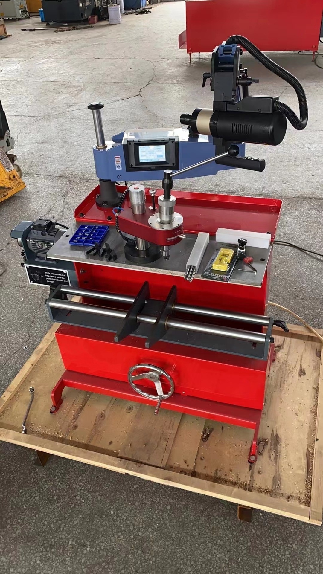 LD2000 valve seat cutting and boring machine for valve set hole size 16-50mm