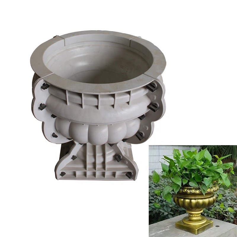 China Plastic Flower Pot Mould for Concrete Cement High Quality Model