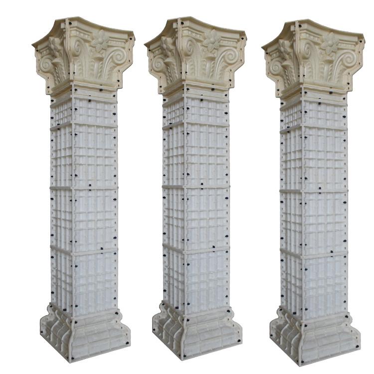 Diameter 35cm Decorative Concrete Columns Molds