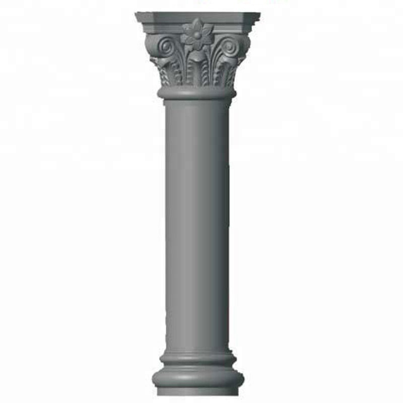 Diameter 25cm decorative roman concrete pillars column molds for sale